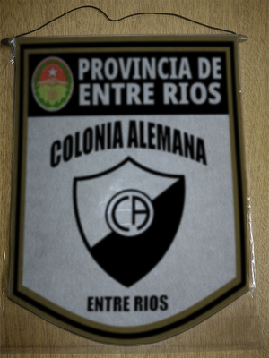 BANDERIN DEPORTIVO COLONIA ALEMANA ENTRE RIOS