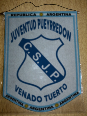 BANDERIN JUVENTUD PUEYRREDON VENADO TUERTO