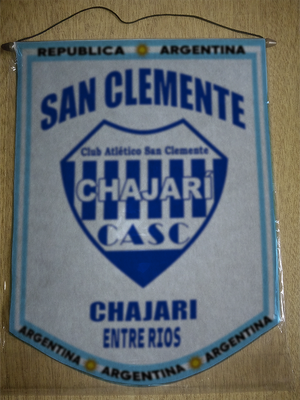 BANDERIN SAN CLEMENTE CHAJARI ENTRE RIOS