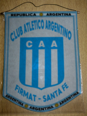 BANDERIN ARGENTINO DE FIRMAT SANTA FE
