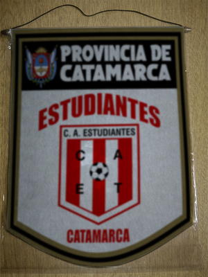 BANDERIN 40 CM DORADO ESTUDIANTES DE LA TABLADA