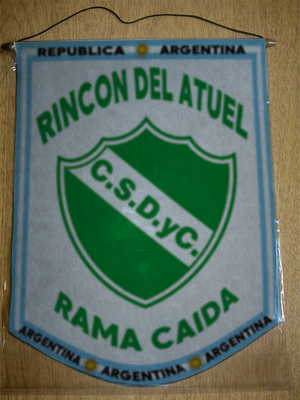BANDERIN RINCON DEL ATUEL RAMA CAIDA