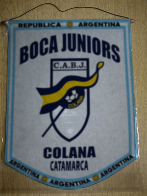 BANDERIN BOCA JUNIORS COLANA