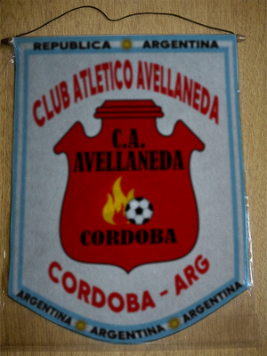 BANDERIN CLUB ATLETICO AVELLANEDA CORDOBA
