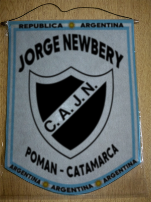 BANDERIN JORGE NEWBERY POMAN CATAMARCA