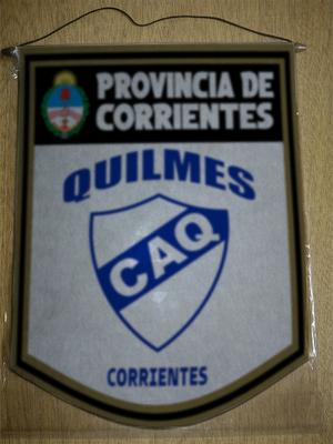 BANDERIN 40CM DORADO QUILMES