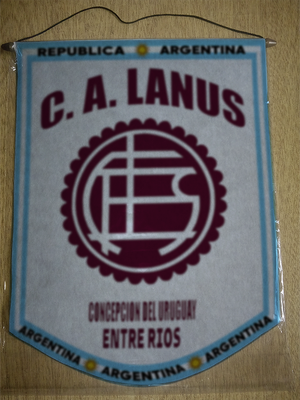BANDERIN LANUS CONCEPCION DEL URUGUAY