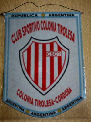 BANDERIN SPORTIVO COLONIA TIROLESA CORDOBA