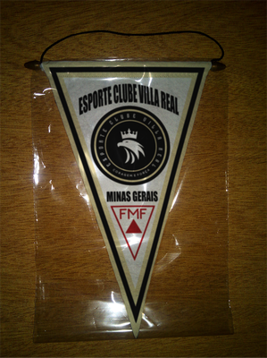 BANDERIN 37CM PAÑO ESPORTE CLUBE VILLA REAL