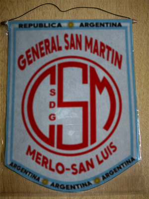 BANDERIN CLUB SAN MARTIN MERLO SAN LUIS