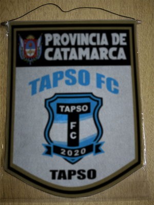 BANDERIN 40 CM DORADO TAPSO FC