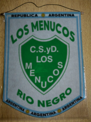 BANDERIN CLUB LOS MENUCOS RIO NEGRO