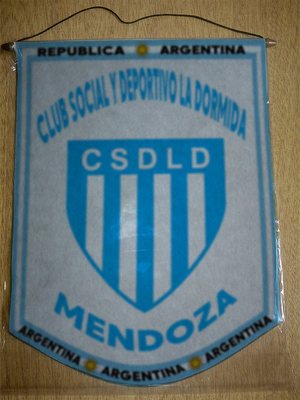 BANDERIN CLUB LA DORMIDA MENDOZA