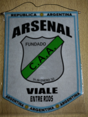 BANDERIN ARSENAL VIALE ENTRE RIOS