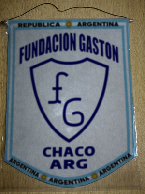 BANDERIN FUNDACION GASTON CHACO
