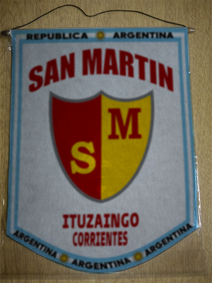 BANDERIN CLUB SAN MARTIN ITUZAINGO