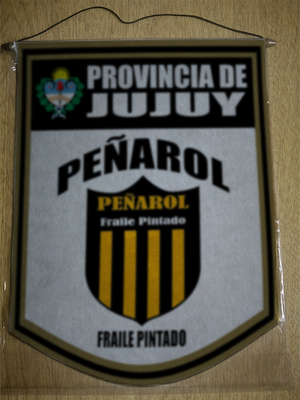 BANDERIN 40CM DORADO PEÑAROL FRAILE PINTADO JUJUY