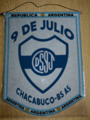 BANDERIN 9 DE JULIO DE CHACABUCO