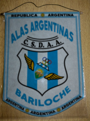 BANDERIN ALAS ARGENTINAS BARILOCHE