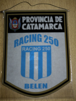 BANDERIN 40 CM DORADO RACING 250 BELEN