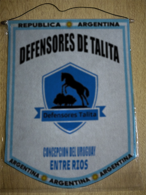 BANDERIN DEFENSORES DE TALITA ENTRE RIOS