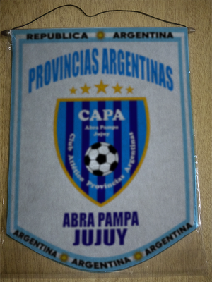 BANDERIN CLUB PROVINCIAS ARGENTINAS JUJUY