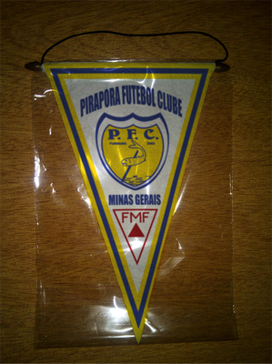 BANDERIN 37CM PAÑO PIRAPORA FUTEBOL CLUBE
