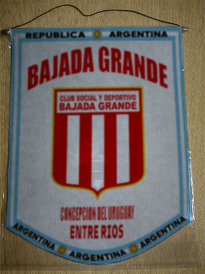 BANDERIN BAJADA GRANDE CONCEPCION URUGUAY