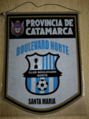 BANDERIN 40 CM DORADO BOULEVARD NORTE SANTA MARIA
