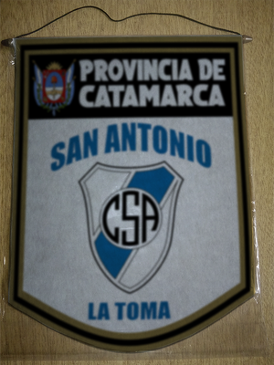 BANDERIN 40 CM DORADO SAN ANTONIO LA TOMA