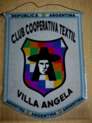 BANDERIN CLUB COOPERATIVA TEXTIL VILLA ANGELA CHACO