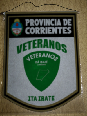 BANDERIN 40CM DORADO VETERANOS ITA IBATE