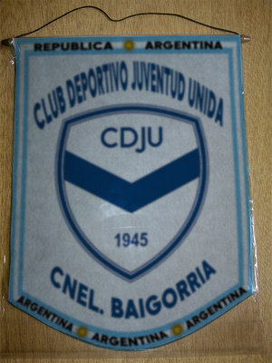 BANDERIN JUVENTUD UNIDA CNEL. BAIGORRIA