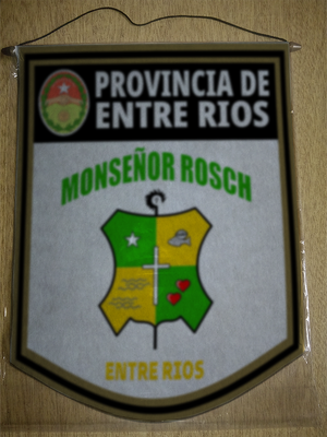 BANDERIN MONSEÑOR ROSCH ENTRE RIOS