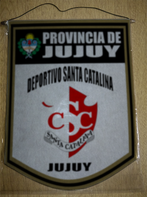 BANDERIN 40CM DORADO DEPORTIVO SANTA CATALINA JUJUY