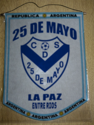 BANDERIN 25 DE MAYO LA PAZ ENTRE RIOS