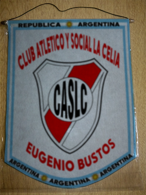 BANDERIN CLUB LA CELIA EUGENIO BUSTOS