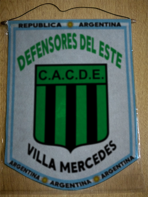 BANDERIN DEFENSORES DEL ESTE VILLA MERCEDES