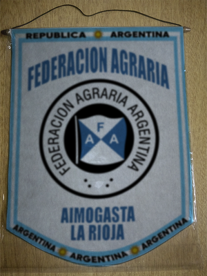 BANDERIN FEDERACION AGRARIA AIMOGASTA