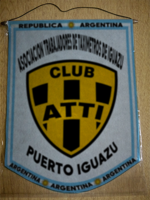 BANDERIN CLUB ATTI PUERTO IGUAZU