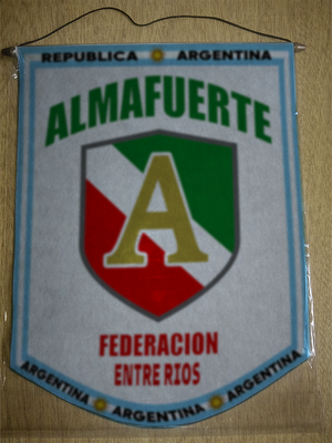 BANDERIN ALMAFUERTE FEDERACION ENTRE RIOS