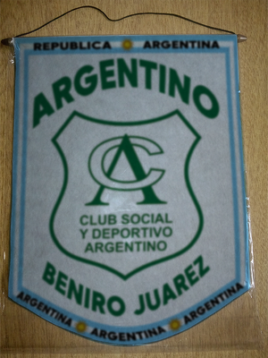 BANDERIN ARGENTINO DE BENITO JUAREZ