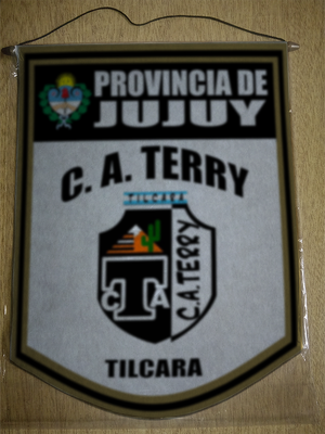 BANDERIN 40CM DORADO CLUB TERRY TILCARA JUJUY