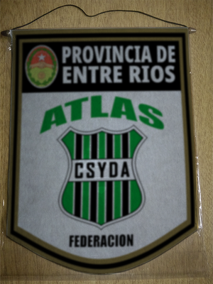 BANDERIN ATLAS FEDERACION ENTRE RIOS