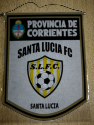 BANDERIN 40CM DORADO SANTA LUCIA FC