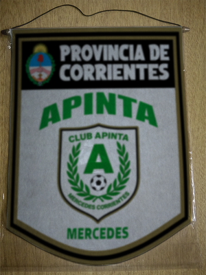 BANDERIN 40CM DORADO CLUB APINTA MERCEDES