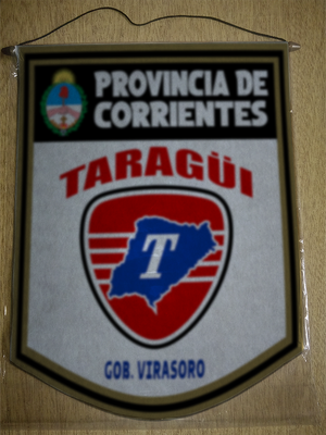 BANDERIN 40CM DORADO CLUB TARAGÜI VIRASORO