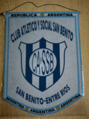 BANDERIN CLUB SAN BENITO ENTRE RIOS