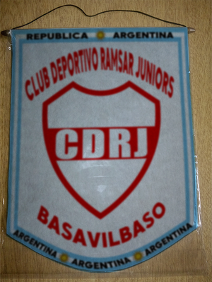 BANDERIN CLUB RAMSAR JUNIORS BASAVILBASO