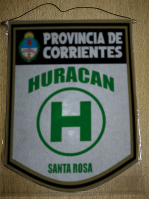 BANDERIN 40CM DORADO Huracan de Santa Rosa